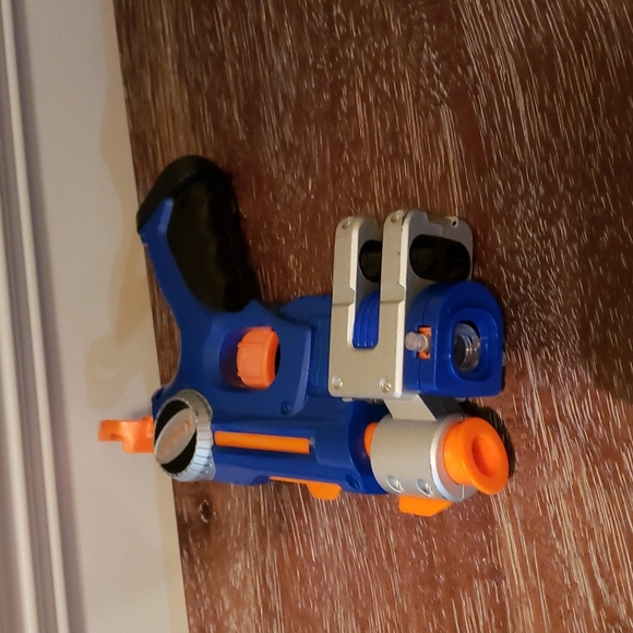 💖HP💖Nerf NITE FINDER Gun Blasters Blue Orange 2003 lot w red laser light sight - Picture 5 of 8